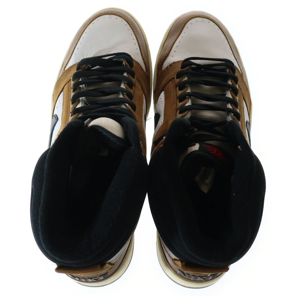 NIKE(ナイキ) 【観賞用2003年製】AIR FORCE 2 HIGH ESCAPE エアフォース2 エスケープ ハイカットスニーカー ブラウン/ホワイト US9.5/27.5cm 624006-101 ブラウン/ホワイト