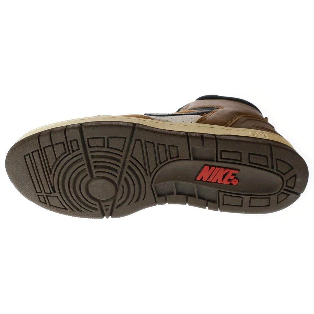 NIKE(ナイキ) 【観賞用2003年製】AIR FORCE 2 HIGH ESCAPE エアフォース2 エスケープ ハイカットスニーカー ブラウン/ホワイト US9.5/27.5cm 624006-101 ブラウン/ホワイト