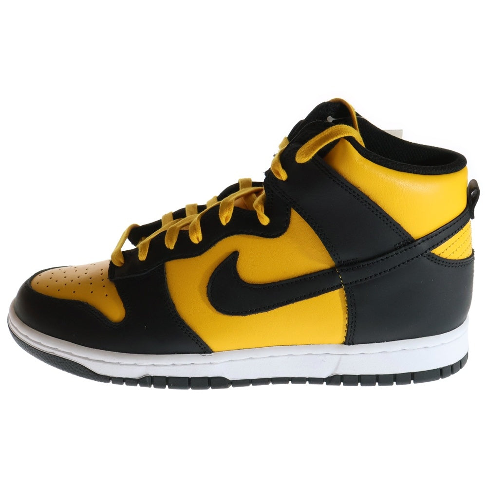 NIKE(ナイキ) DUNK HIGH RETRO UNIVERSITY GOLD AND BLACK ダンク レトロ ユニバーシティゴールド アンド ブラック ハイカットスニーカー US11/29cm DD1399-700