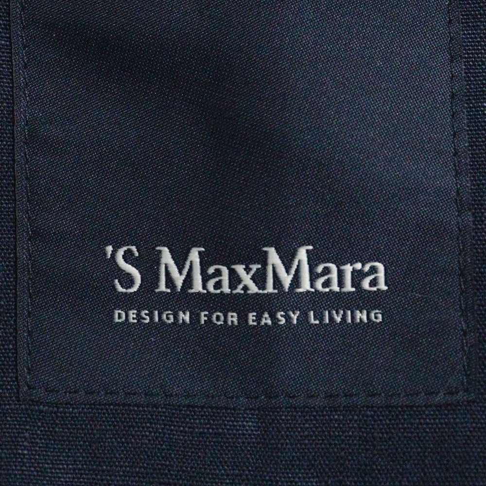 S MAX MARA(エス マックスマーラ) ダブルテーラードジャケット ワイドスラックス セットアップ スーツ ネイビー レディース 90410512