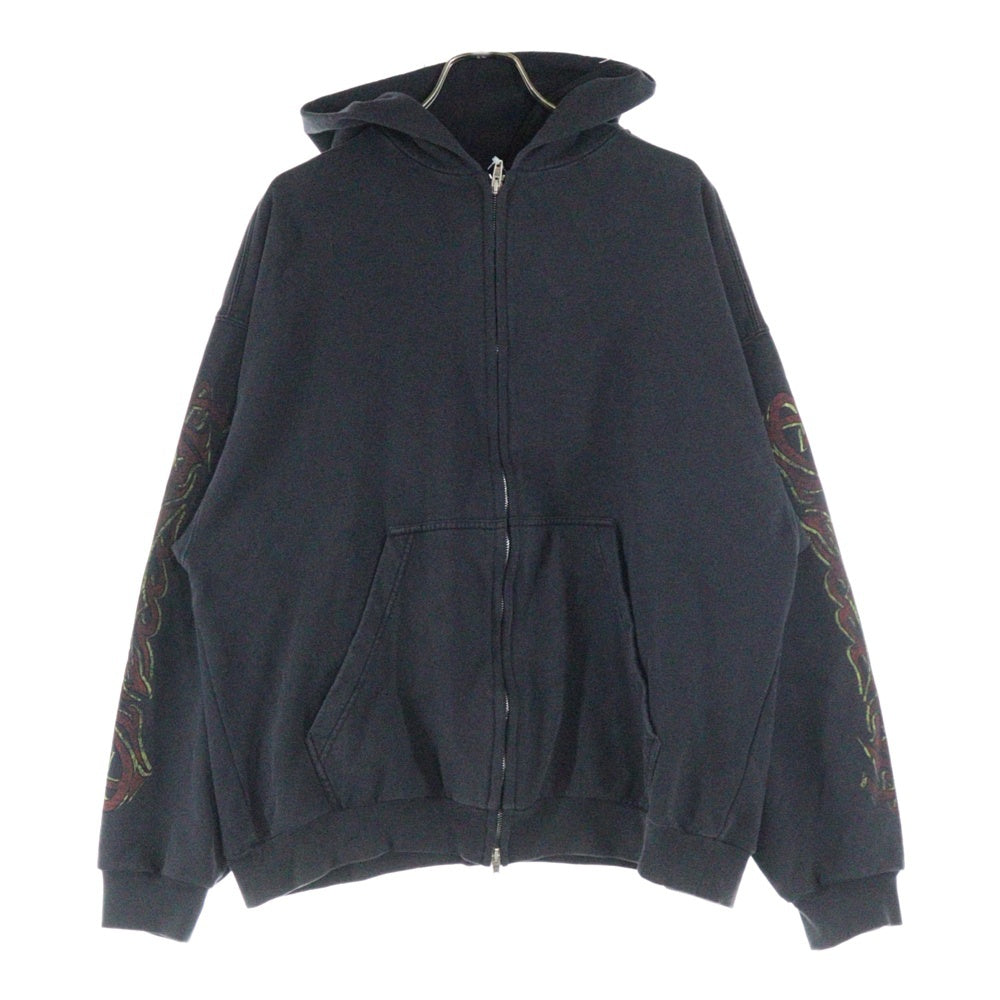 BALENCIAGA(バレンシアガ) 23AW OFFSHOREアートプリントジップアップパーカー ブラック 770939 TPVM9
