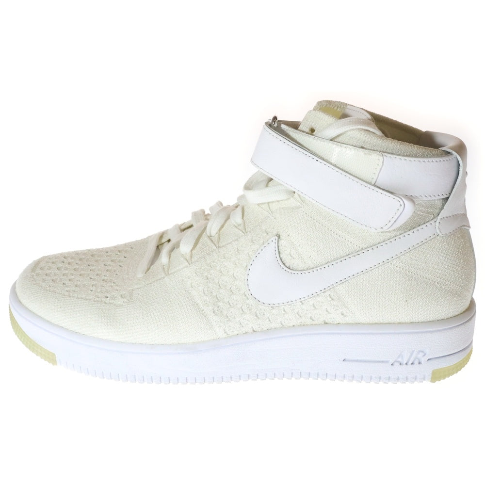 NIKE(ナイキ) AIR FORCE 1 ULTRA FLYKNIT エアフォース1 フライニット ミッドカットスニーカー ホワイト US11.5/29.5cm 817420-100
