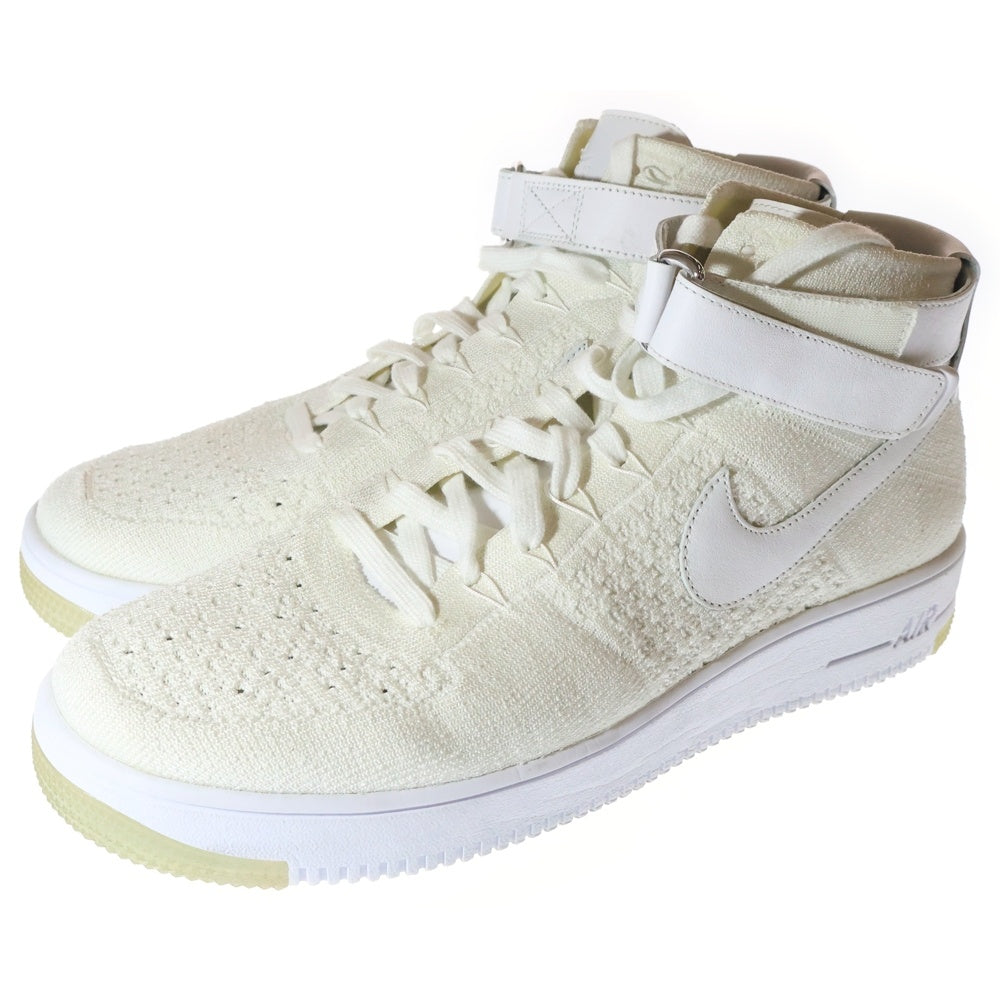 NIKE(ナイキ) AIR FORCE 1 ULTRA FLYKNIT エアフォース1 フライニット ミッドカットスニーカー ホワイト US11.5/29.5cm 817420-100