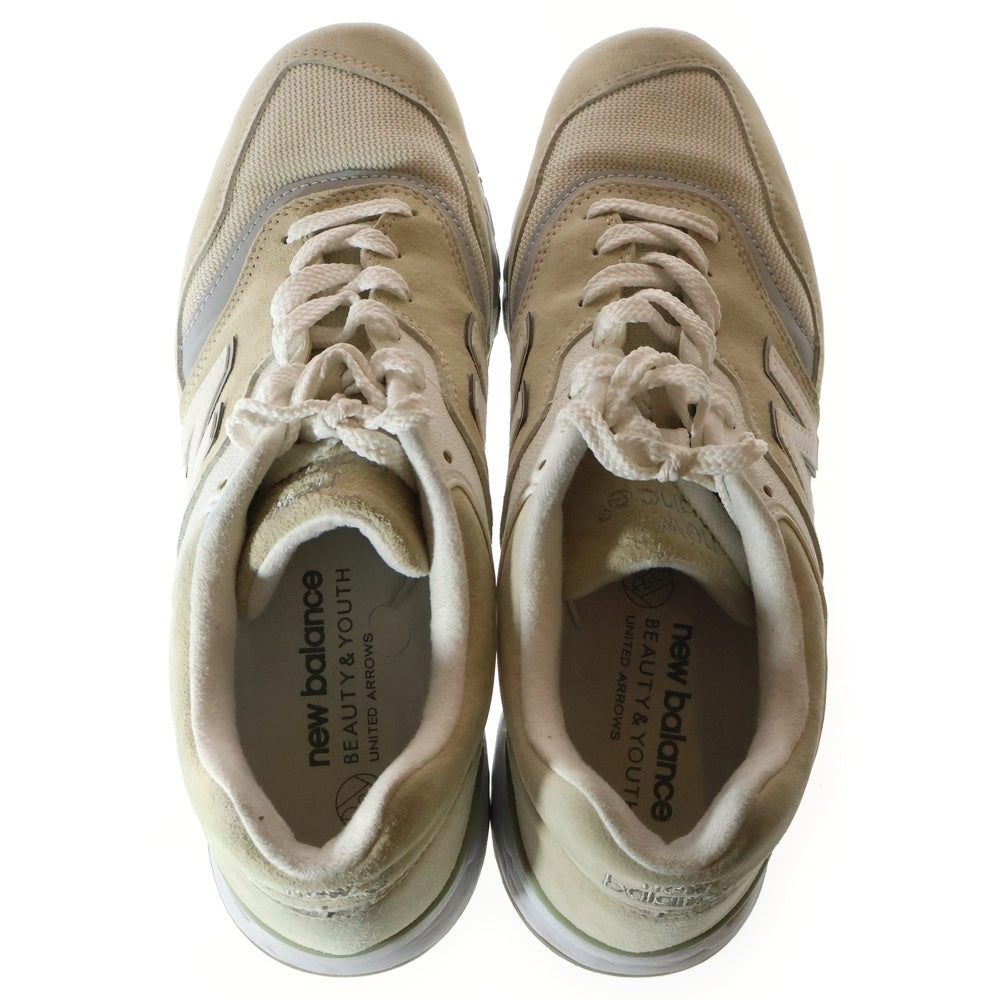 New Balance(ニューバランス) ML997HA スエード メッシュ ローカットスニーカー ベージュ US10.5/28.5cm