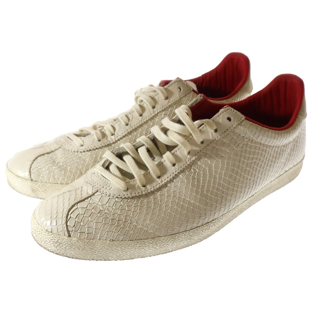 adidas(アディダス) WMNS GAZELLE OG DR SCALE PATTERN ガゼル スケールパターン 鱗柄 ベージュ US11/28cm D65898