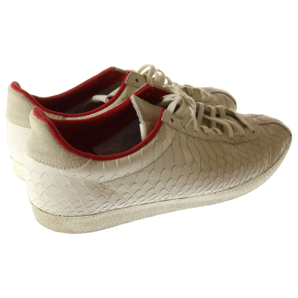 adidas(アディダス) WMNS GAZELLE OG DR SCALE PATTERN ガゼル スケールパターン 鱗柄 ベージュ US11/28cm D65898