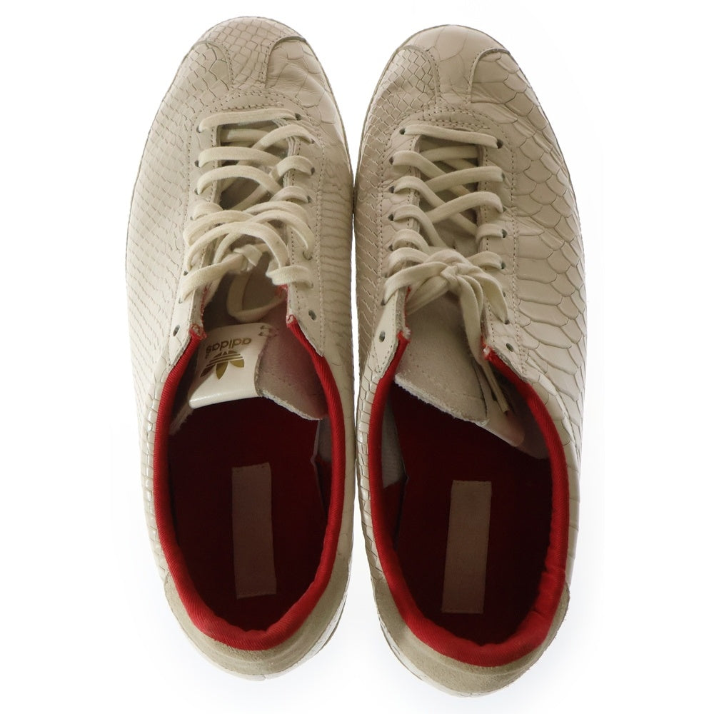 adidas(アディダス) WMNS GAZELLE OG DR SCALE PATTERN ガゼル スケールパターン 鱗柄 ベージュ US11/28cm D65898