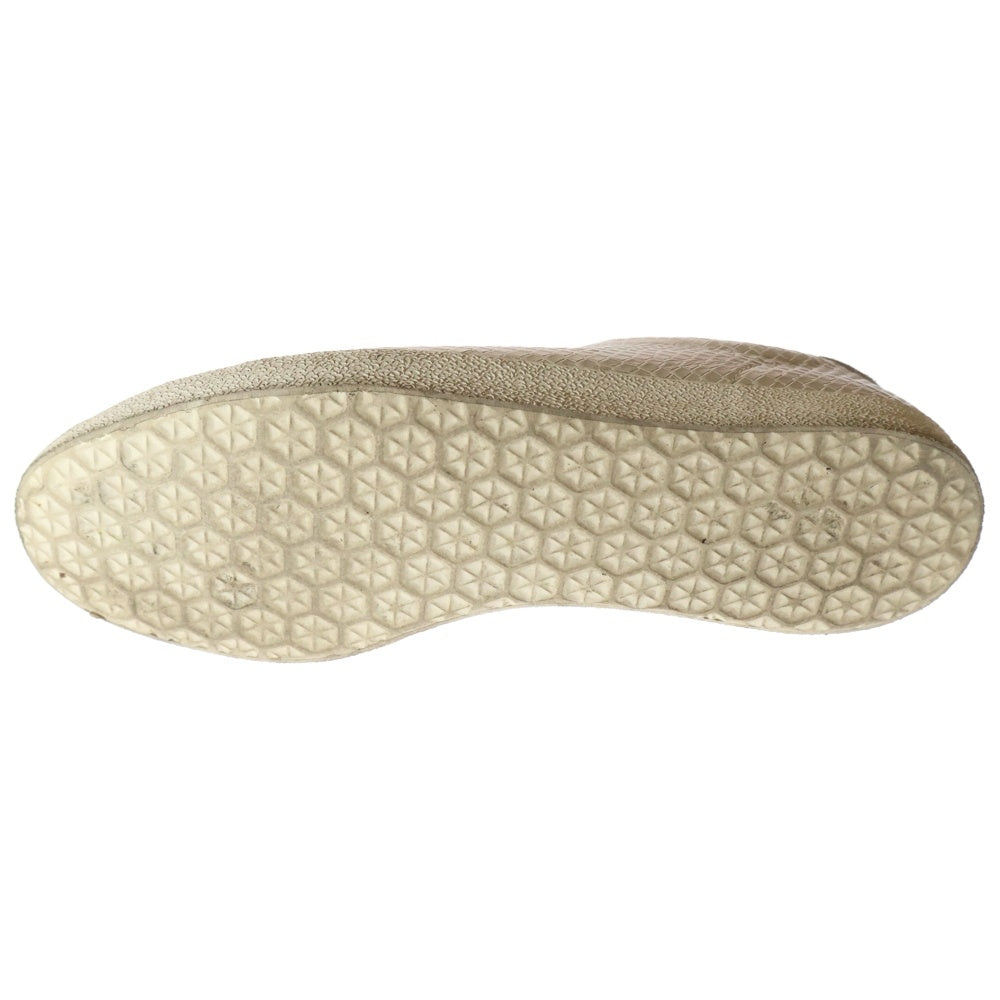 adidas(アディダス) WMNS GAZELLE OG DR SCALE PATTERN ガゼル スケールパターン 鱗柄 ベージュ US11/28cm D65898