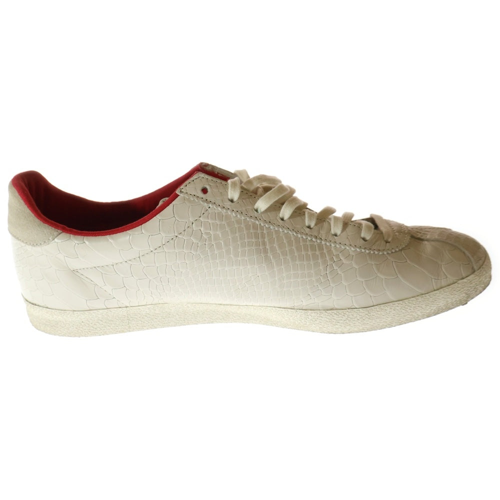adidas(アディダス) WMNS GAZELLE OG DR SCALE PATTERN ガゼル スケールパターン 鱗柄 ベージュ US11/28cm D65898