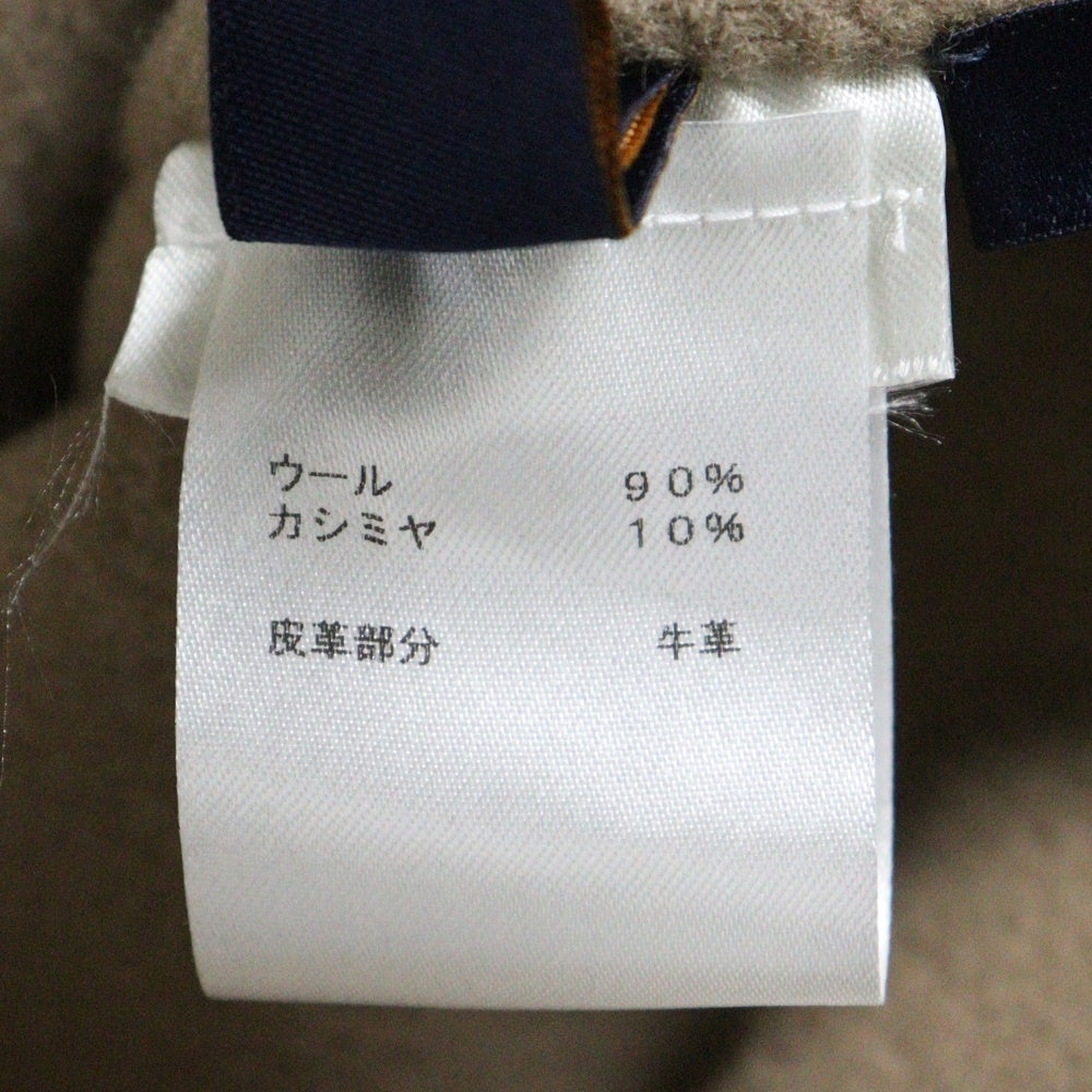 LOUIS VUITTON(ルイヴィトン) カシミヤ混 スウェット プルオーバーパーカーベージュ HGB68WJZM 914N