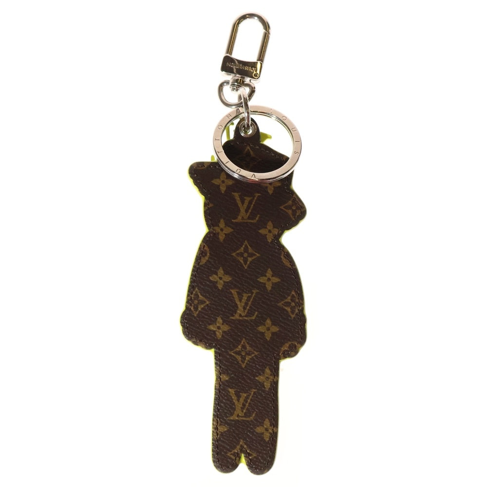 LOUIS VUITTON(ルイヴィトン) ポルトクレ LVスケアクロウ モノグラムキャンバス レザー キーホルダー オレンジ/ブラウン MP2922 CX1210