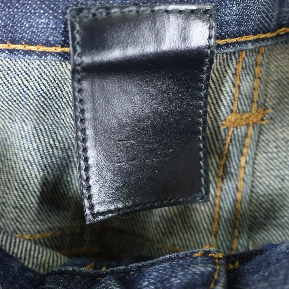 Dior HOMME(ディオールオム) 07AW JAKE ジェイク ヴィンテージ加工 スキニーデニムパンツ インディゴ 7H3111080585