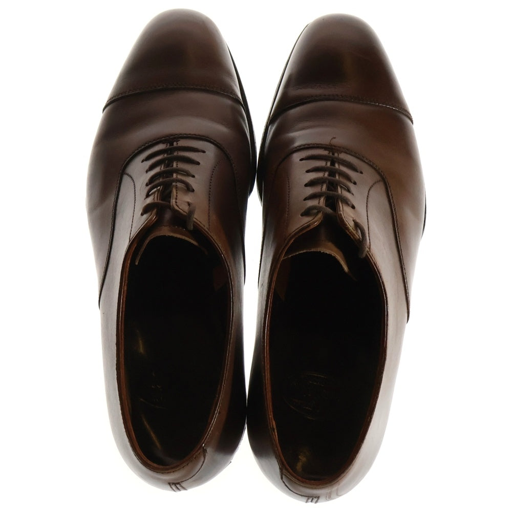 Crockett&Jones(クロケットアンドジョーンズ) AUDLEY オードリー ストレートチップ カーフレザー ビジネスシューズ ブラウン 9447-19B