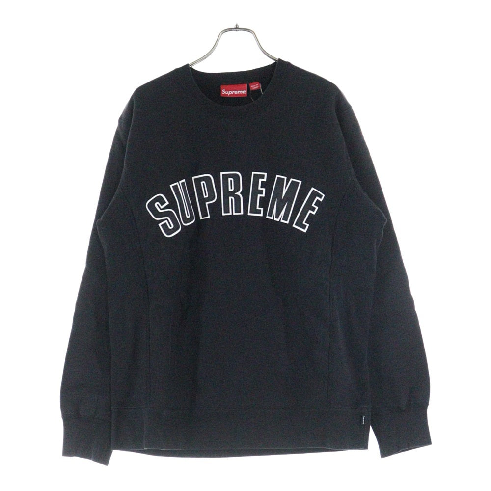 SUPREME(シュプリーム) 15AW Arc Logo Crewneck Sweat アーチロゴ クルーネック スウェットトレーナー ブラック