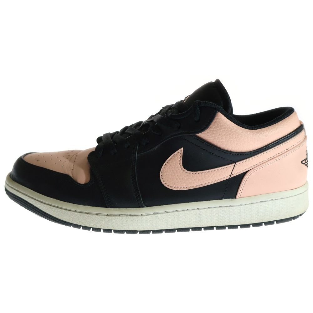 NIKE(ナイキ) AIR JORDAN 1 LOW エア ジョーダン 1 ローカットスニーカー ブラック/ピンク US12/30cm 553558-034