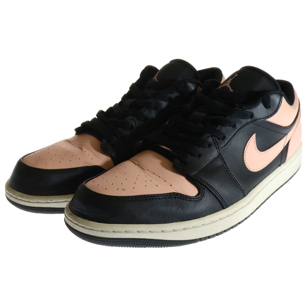 NIKE(ナイキ) AIR JORDAN 1 LOW エア ジョーダン 1 ローカットスニーカー ブラック/ピンク US12/30cm 553558-034