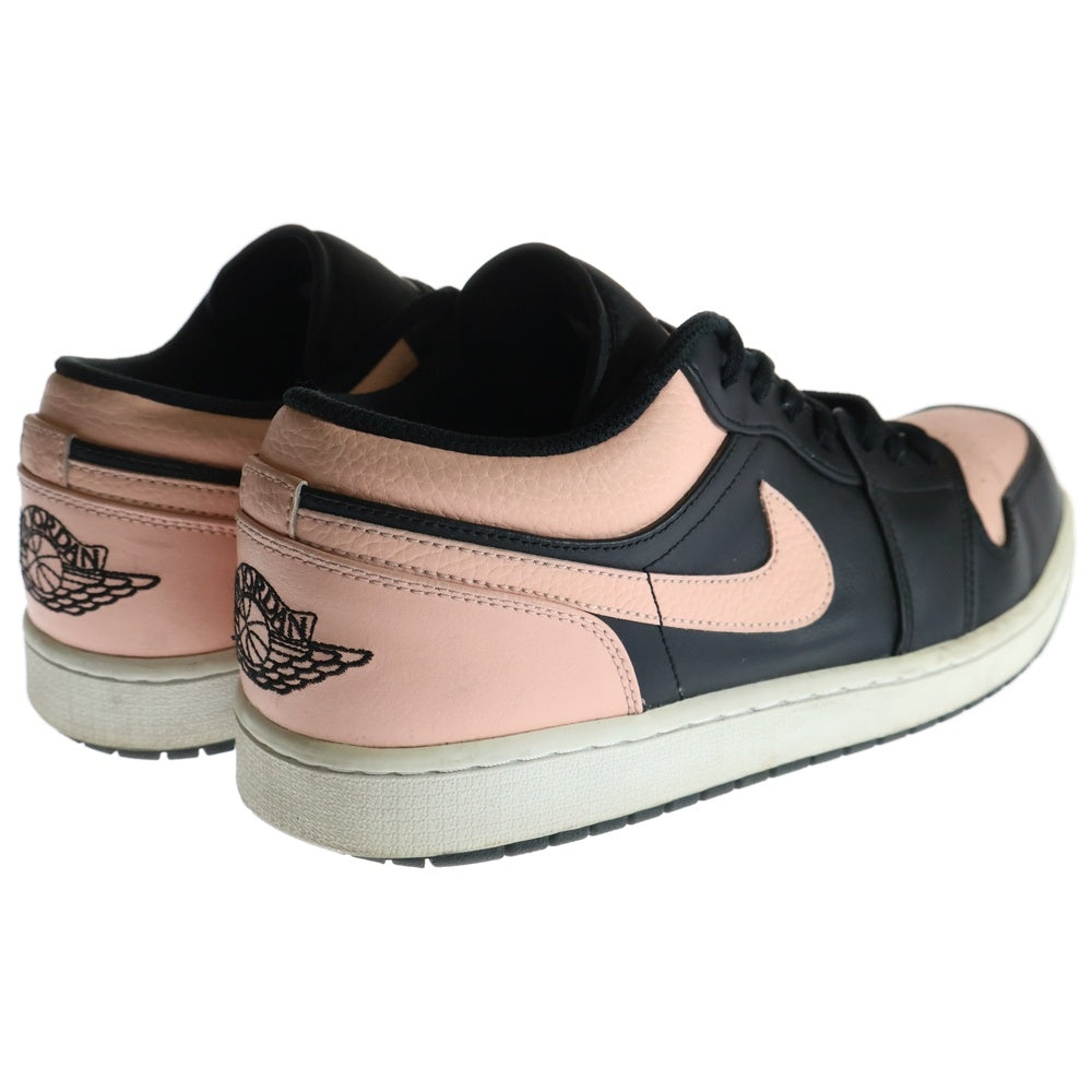 NIKE(ナイキ) AIR JORDAN 1 LOW エア ジョーダン 1 ローカットスニーカー ブラック/ピンク US12/30cm 553558-034