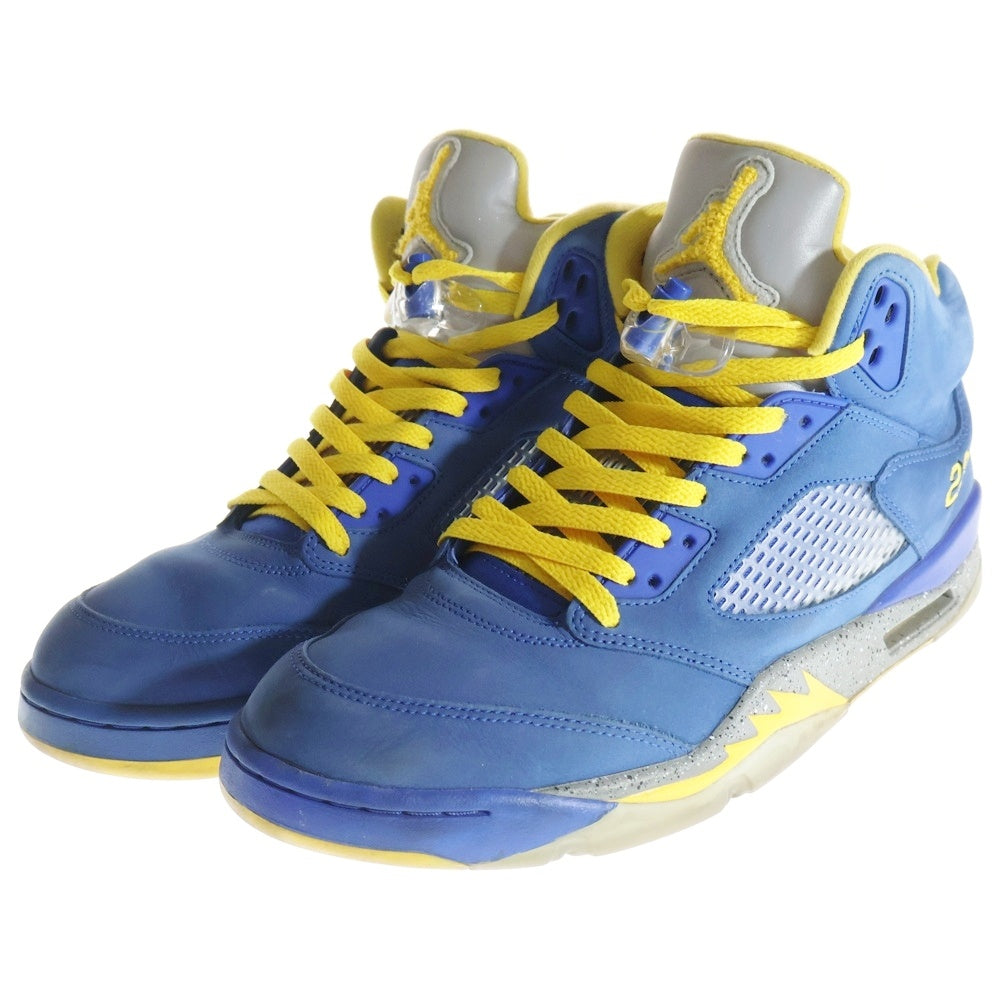 NIKE(ナイキ) AIR JORDAN 5 JSP Laney エア ジョーダン 5 JSP レイニー ハイカットスニーカー ブルー/イエロー US11/29cm CD2720-400