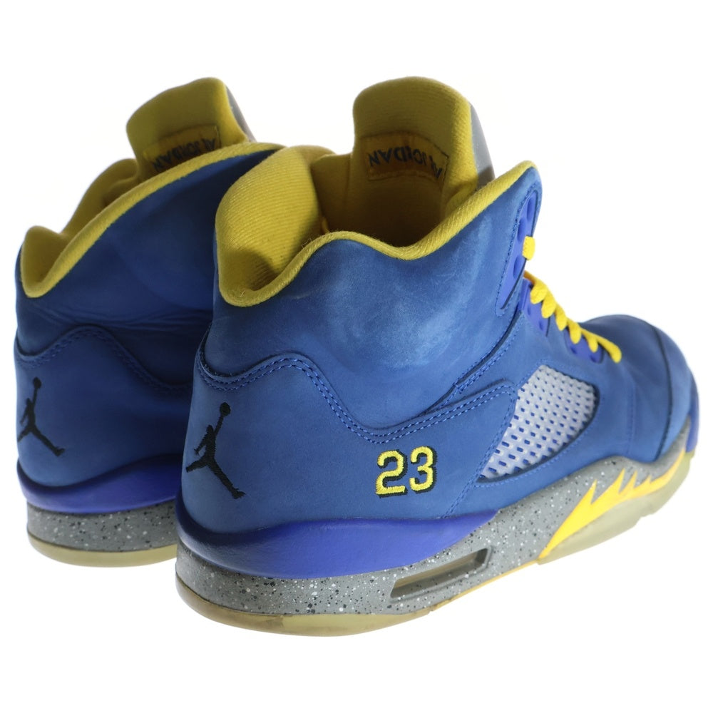 NIKE(ナイキ) AIR JORDAN 5 JSP Laney エア ジョーダン 5 JSP レイニー ハイカットスニーカー ブルー/イエロー US11/29cm CD2720-400
