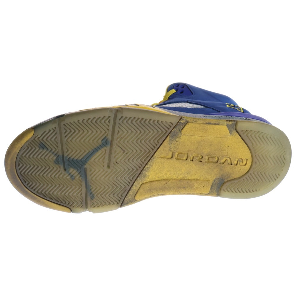 NIKE(ナイキ) AIR JORDAN 5 JSP Laney エア ジョーダン 5 JSP レイニー ハイカットスニーカー ブルー/イエロー US11/29cm CD2720-400