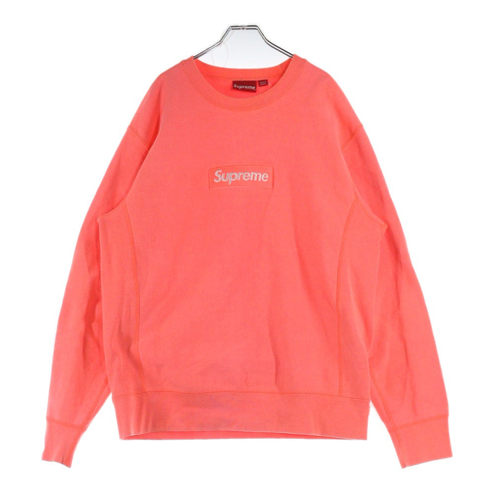 SUPREME(シュプリーム) 18AW Box Logo Crewneck ボックスロゴ クルーネック スウェットトレーナー ピンク