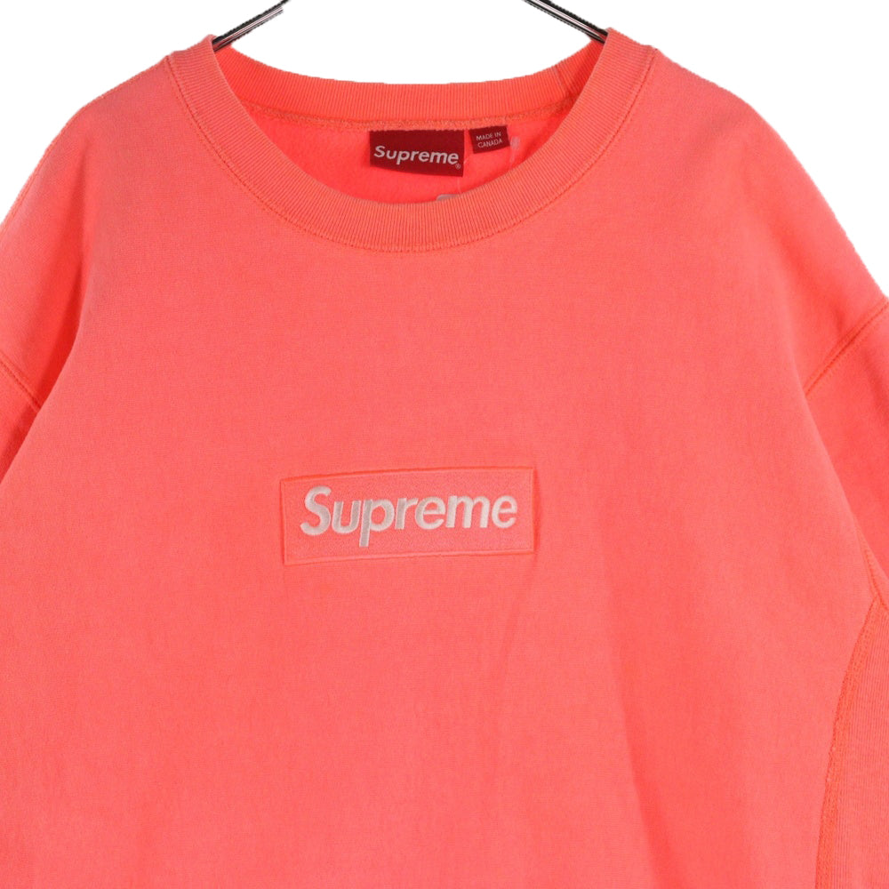 SUPREME(シュプリーム) 18AW Box Logo Crewneck ボックスロゴ クルーネック スウェットトレーナー ピンク