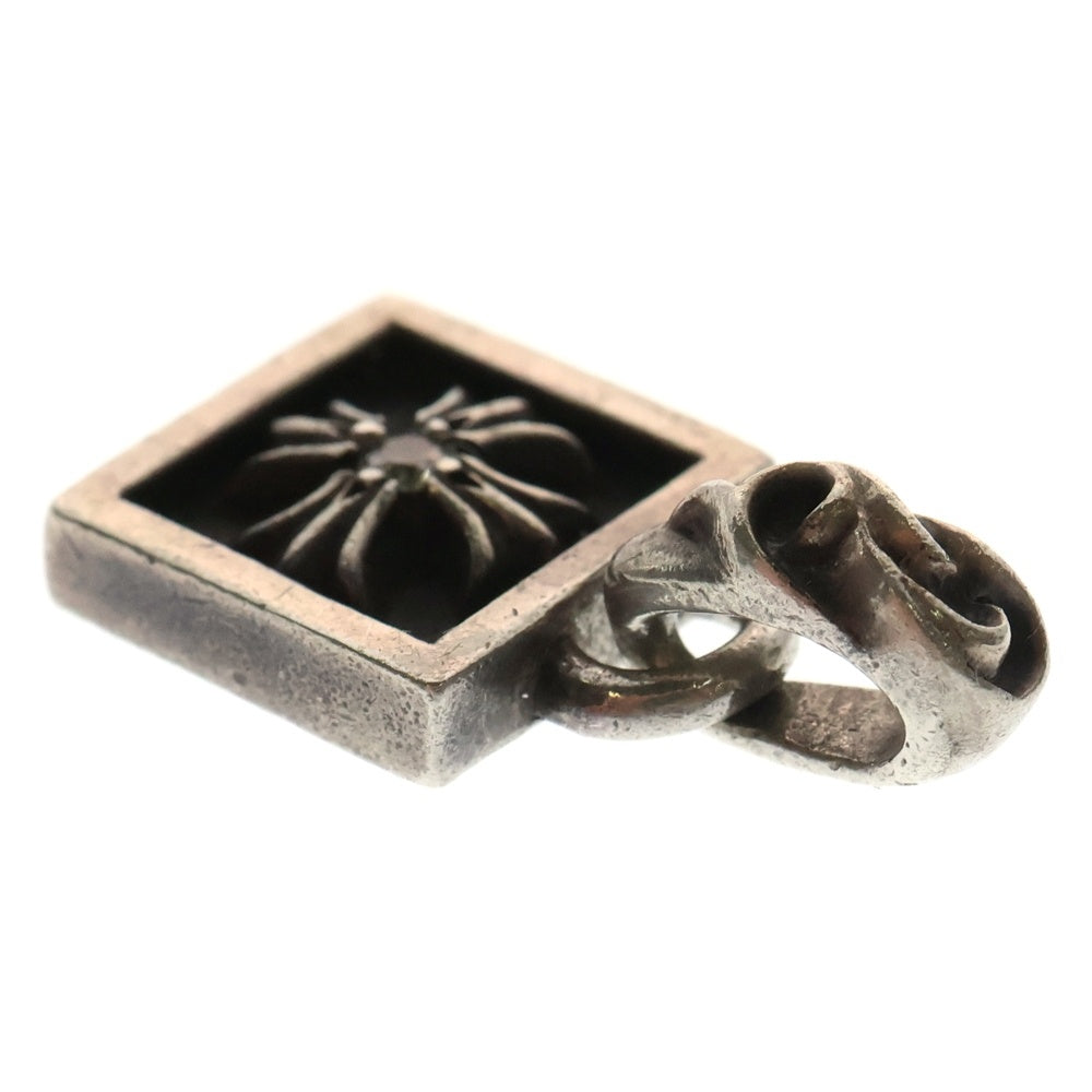 CHROME HEARTS(クロムハーツ) FRAMED CH PLUS 1DIA フレームドCHプラス 1ダイヤ チャーム シルバーネックレストップ