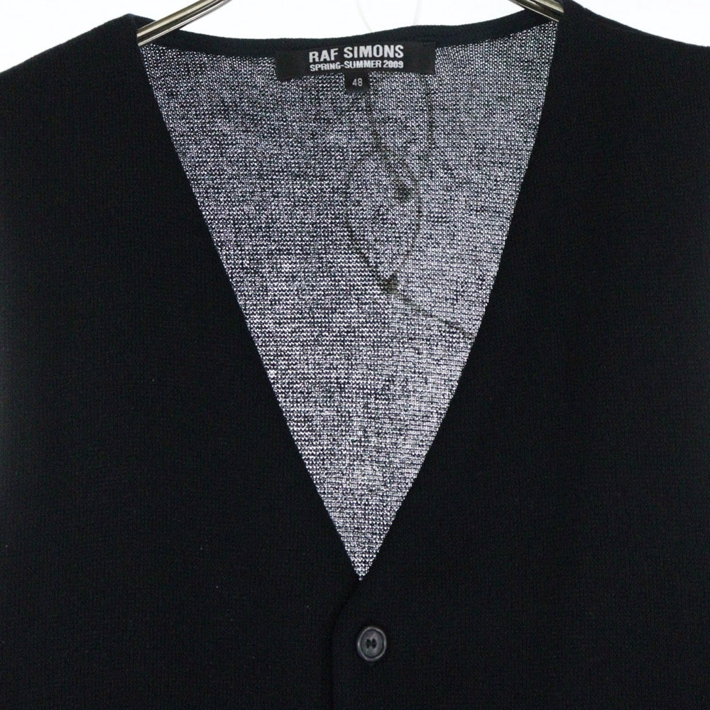 RAF SIMONS(ラフシモンズ) 09SS 6B サマーニット ベスト ブラック