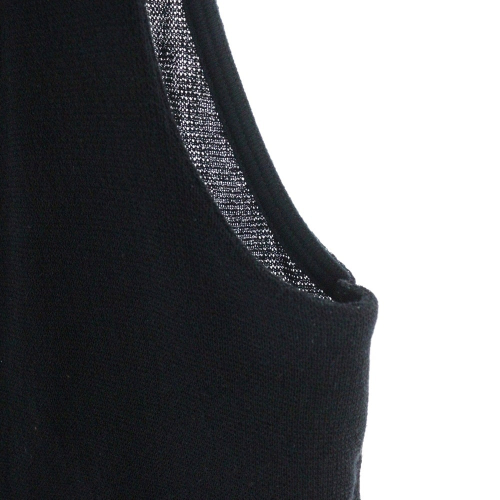 RAF SIMONS(ラフシモンズ) 09SS 6B サマーニット ベスト ブラック