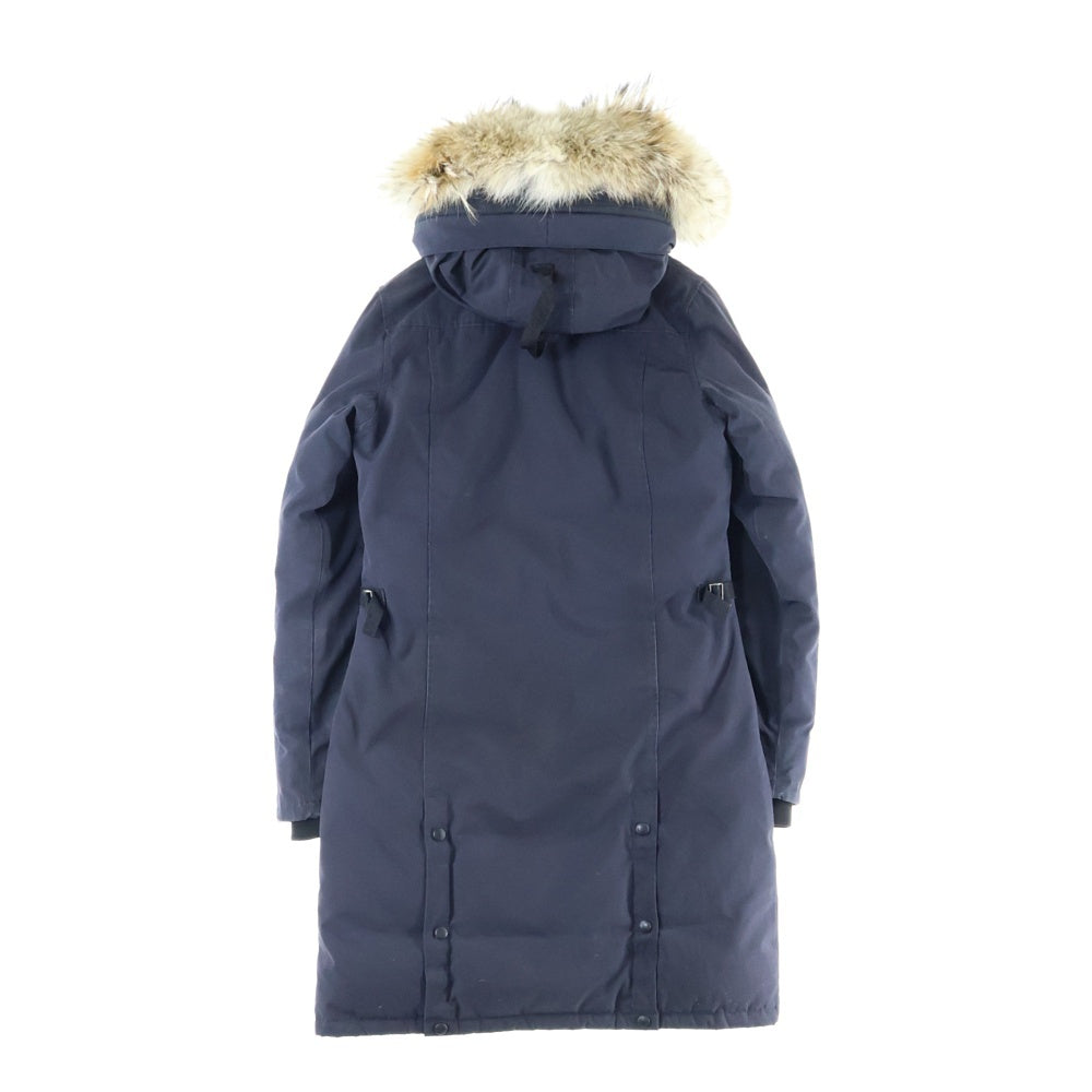 CANADA GOOSE(カナダグース) KENSINGTON PARKA ケンジントン ロゴワッペン ファー フーデッド ダウンジャケット ネイビー 2506L