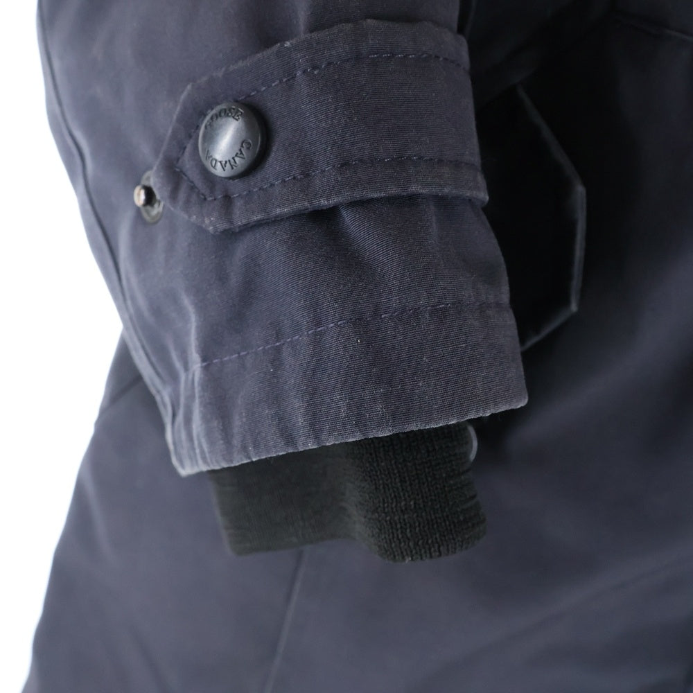 CANADA GOOSE(カナダグース) KENSINGTON PARKA ケンジントン ロゴワッペン ファー フーデッド ダウンジャケット ネイビー 2506L