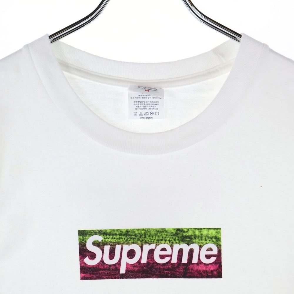SUPREME(シュプリーム) 25SS ×Sterling Ruby Box Logo Tee スターリングルビー ボックスロゴ クルーネック半袖Tシャツ カットソー ホワイト