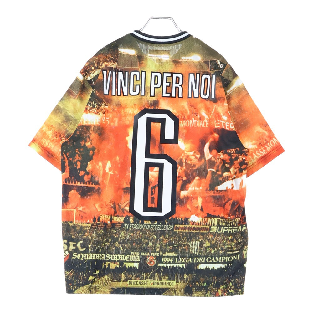 SUPREME(シュプリーム) 25SS Vinci Per Noi Soccer Jersey ヴィンチ ペル ノイ サッカージャージ 半袖Tシャツ オレンジ