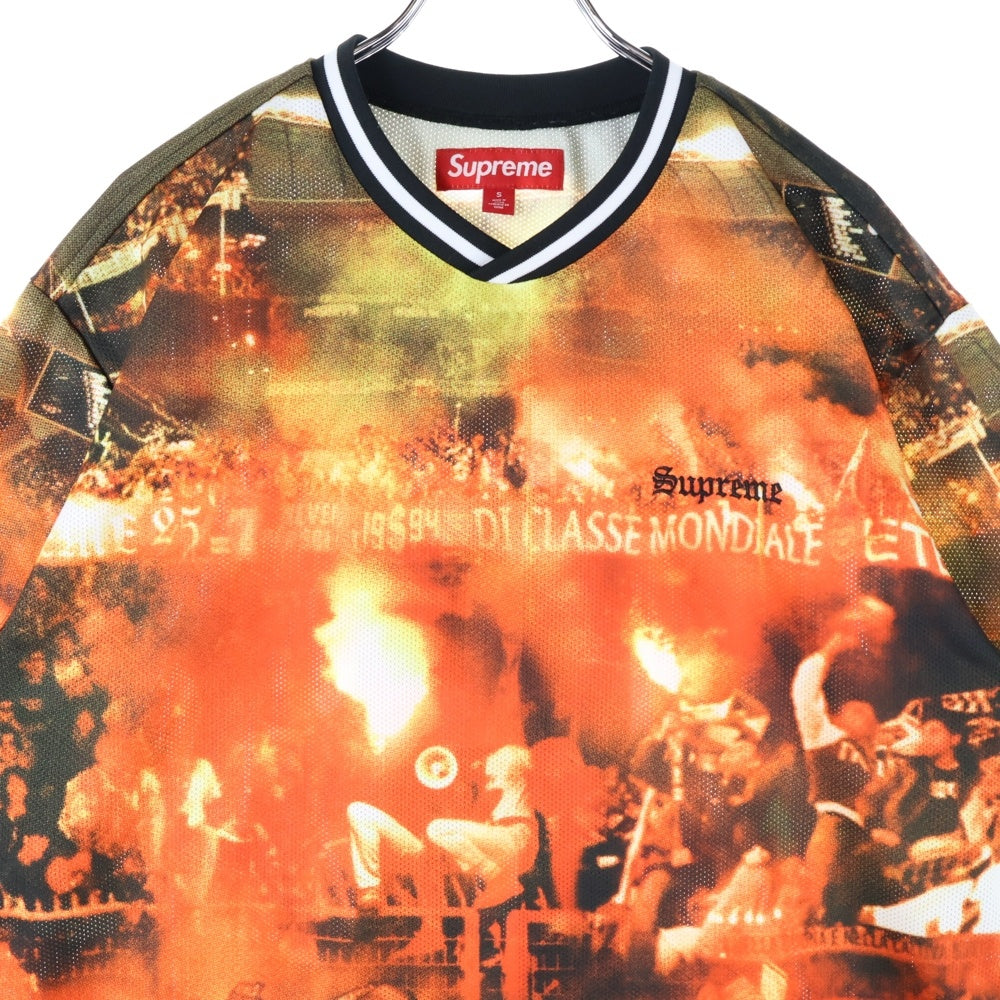SUPREME(シュプリーム) 25SS Vinci Per Noi Soccer Jersey ヴィンチ ペル ノイ サッカージャージ 半袖Tシャツ オレンジ