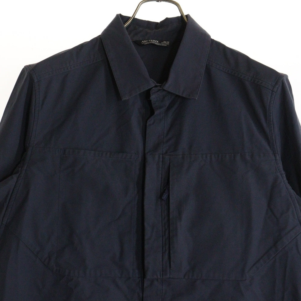 ARC'TERYX(アークテリクス) LEVON OVERSHIRT レヴォン フロントボタン 長袖シャツジャケット ネイビー 29687-136429