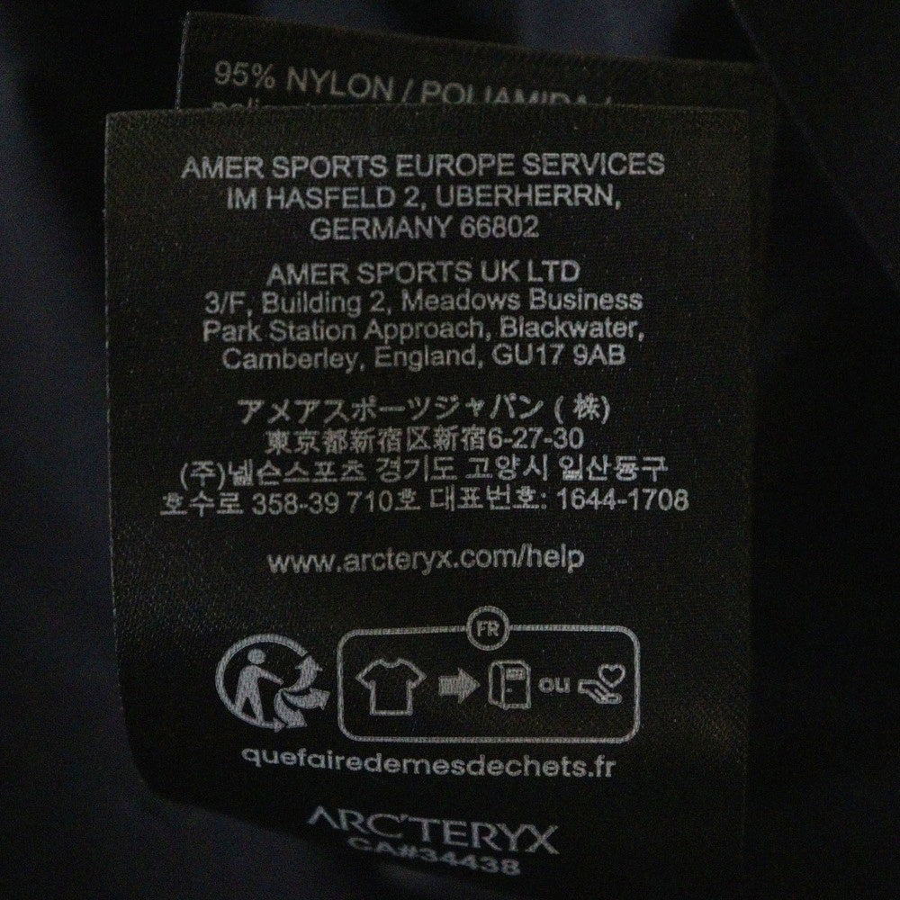 ARC'TERYX(アークテリクス) VELIENCE SPARE LT BLAZER ヴェイランス スピア 3B フロントボタン テーラードジャケット ブレザー ブラック X000007659