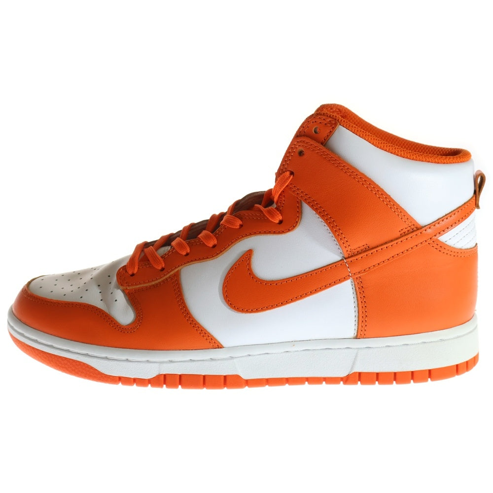 NIKE(ナイキ) DUNK HI RETRO ORANGE BLAZE ダンク ハイ レトロ オレンジブレイズ ハイカットスニーカー オレンジ/ホワイト US9/27cm DD1399-101