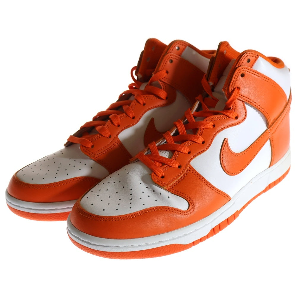NIKE(ナイキ) DUNK HI RETRO ORANGE BLAZE ダンク ハイ レトロ オレンジブレイズ ハイカットスニーカー オレンジ/ホワイト US9/27cm DD1399-101