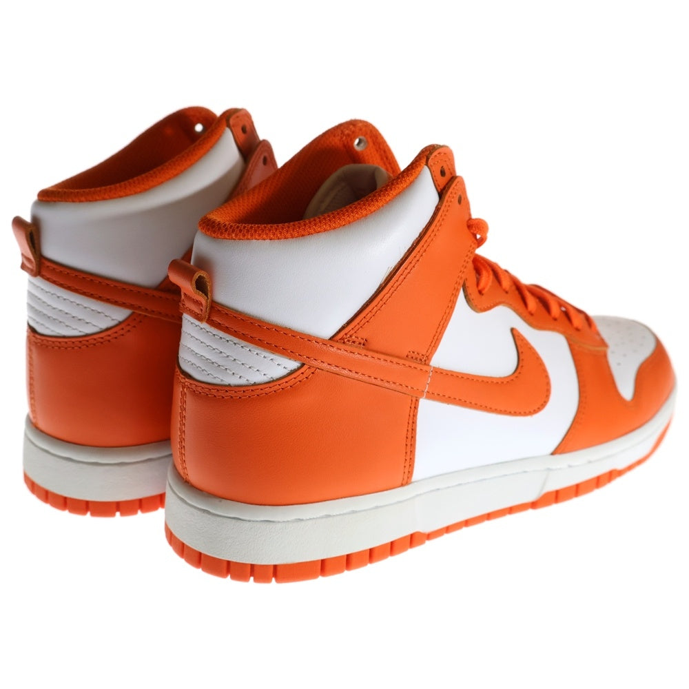NIKE(ナイキ) DUNK HI RETRO ORANGE BLAZE ダンク ハイ レトロ オレンジブレイズ ハイカットスニーカー オレンジ/ホワイト US9/27cm DD1399-101
