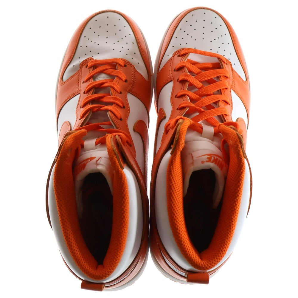 NIKE(ナイキ) DUNK HI RETRO ORANGE BLAZE ダンク ハイ レトロ オレンジブレイズ ハイカットスニーカー オレンジ/ホワイト US9/27cm DD1399-101