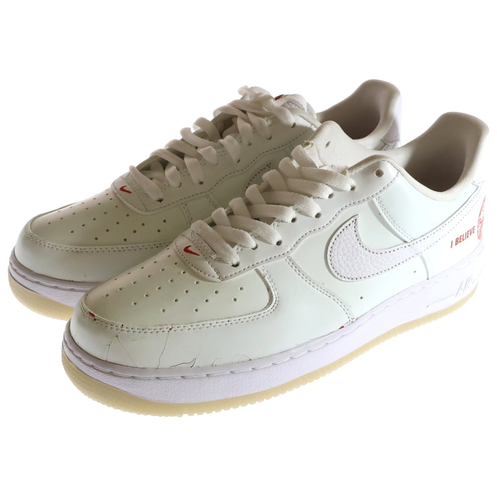 NIKE(ナイキ) AIR FORCE 1 LOW CO.JP I BELIEVE 達磨 エアフォース1 ロー ダルマ ローカットスニーカー ホワイト/レッド US9.5/27.5cm DD9941-100