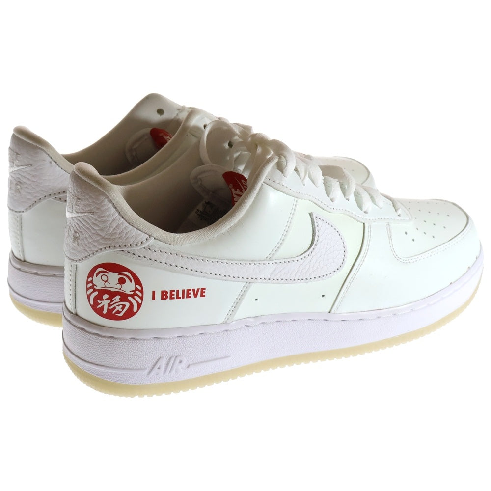 NIKE(ナイキ) AIR FORCE 1 LOW CO.JP I BELIEVE 達磨 エアフォース1 ロー ダルマ ローカットスニーカー ホワイト/レッド US9.5/27.5cm DD9941-100