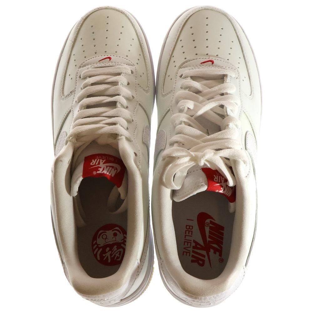 NIKE(ナイキ) AIR FORCE 1 LOW CO.JP I BELIEVE 達磨 エアフォース1 ロー ダルマ ローカットスニーカー ホワイト/レッド US9.5/27.5cm DD9941-100