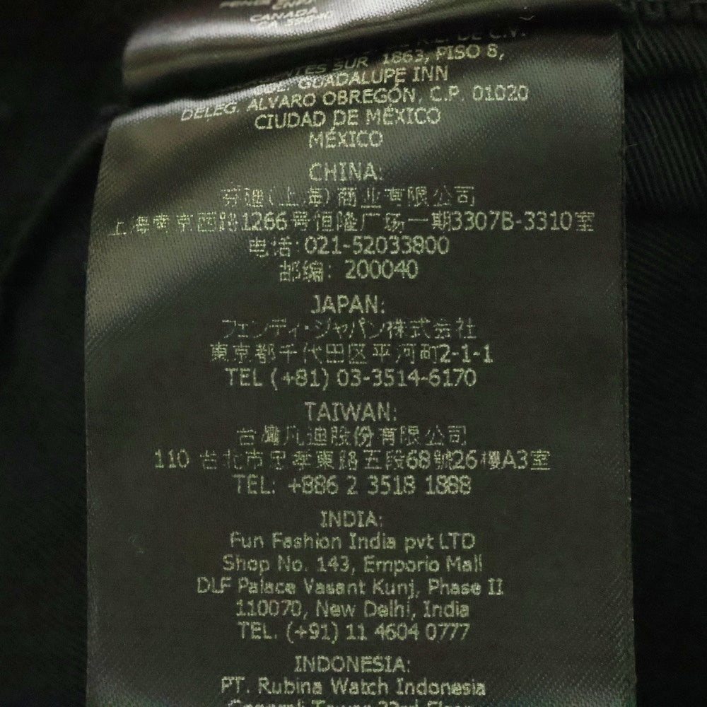 FENDI(フェンディ) FF Zucca Pattern Nylon Bucket Hat FF ズッカ 総柄 ナイロン バケットハット バケハ 帽子 ブラック FXQ801 AIWB