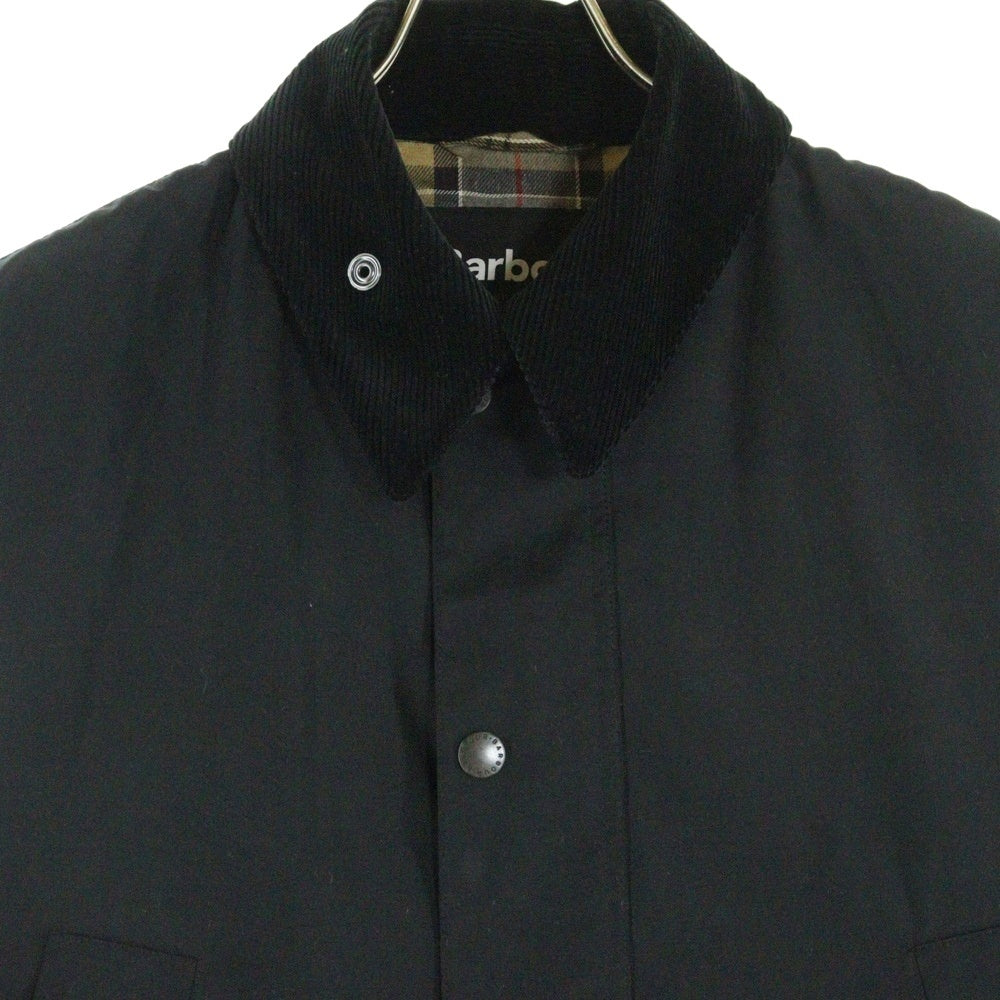 Barbour(バブアー) 23SS BEDALE VEST ジップアップ ビデイル オイルド ベスト ブラック 232MGIS002
