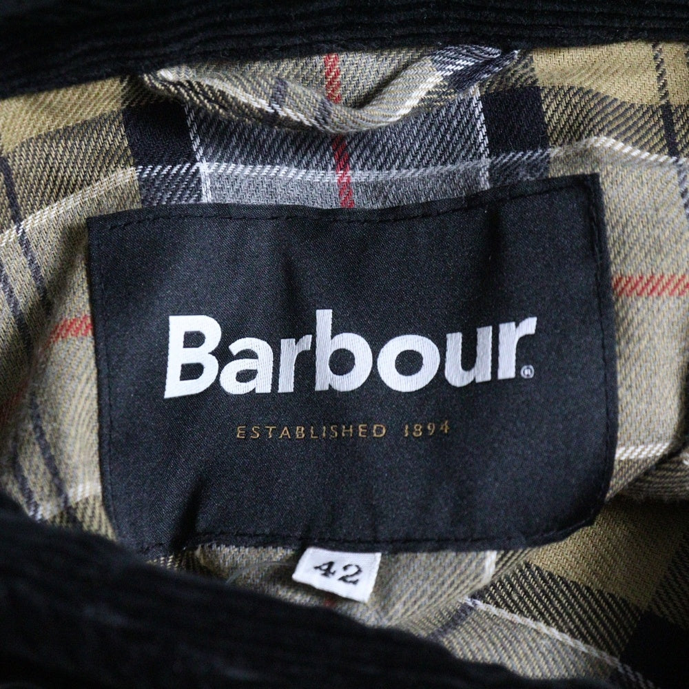 Barbour(バブアー) 23SS BEDALE VEST ジップアップ ビデイル オイルド ベスト ブラック 232MGIS002
