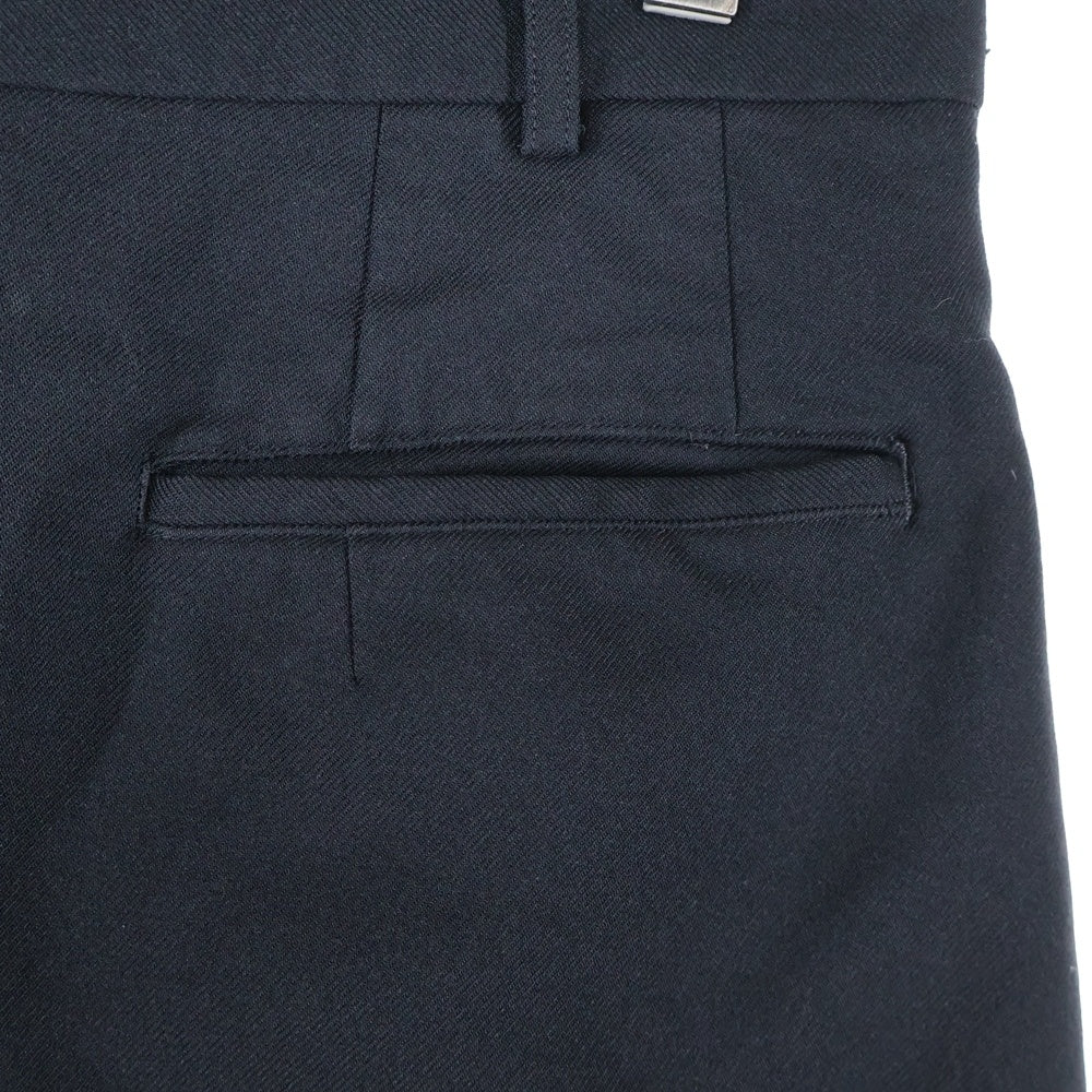 COMME des GARCONS HOMME PLUS(コムデギャルソンオムプリュス) 24SS ポリ縮絨 段違い ワイド ショーツ ショート ハーフパンツ ブラック PM-P041 AD2023