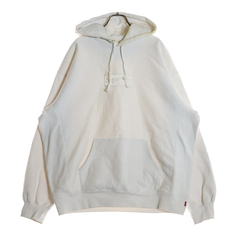 SUPREME(シュプリーム) 23AW Box Logo Hooded Sweatshirt ボックスロゴ プルオーバースウェットパーカー フーディー ホワイト