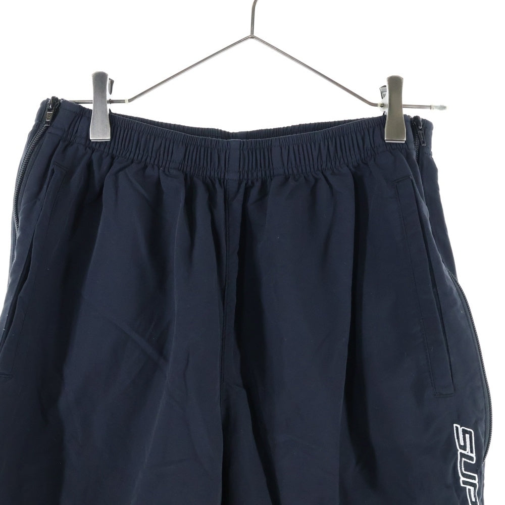SUPREME(シュプリーム) 23SS Full Zip Baggy Warm Up Pant フルジップ バギー ウォームアップ ナイロン トラックパンツ ブラック