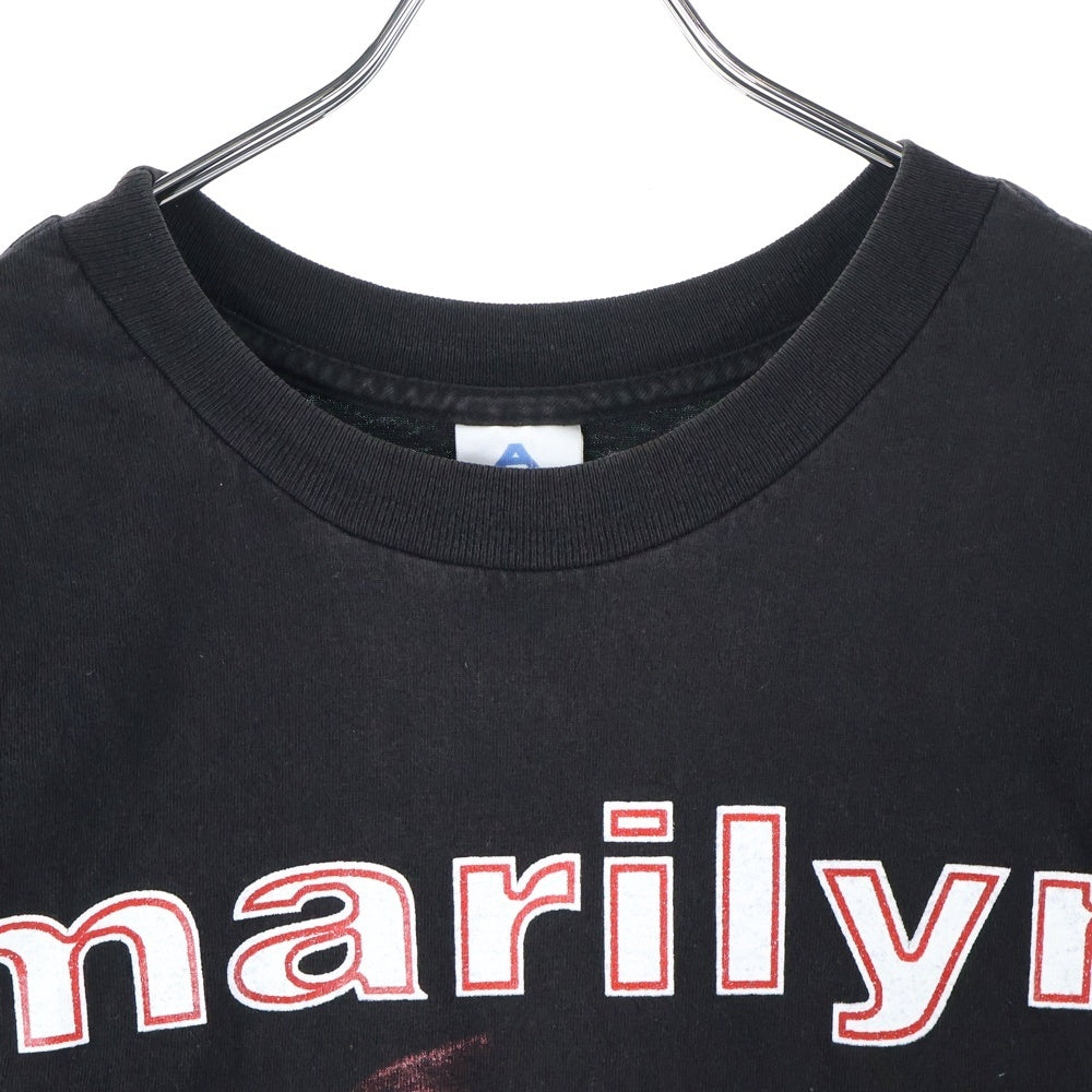 VINTAGE(ヴィンテージ) 90S MARILYN MANSON & HOLE BEAUTIFUL MONSTERS TOUR 1999 マリリンマンソン 両面プリント クルーネック半袖Tシャツ